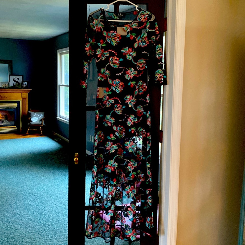 Lulu’s Maxi Sheer Dress